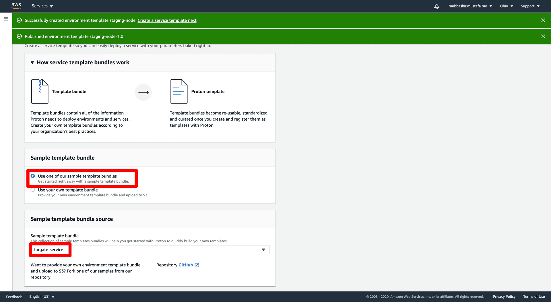 AWS Proton Tutorial