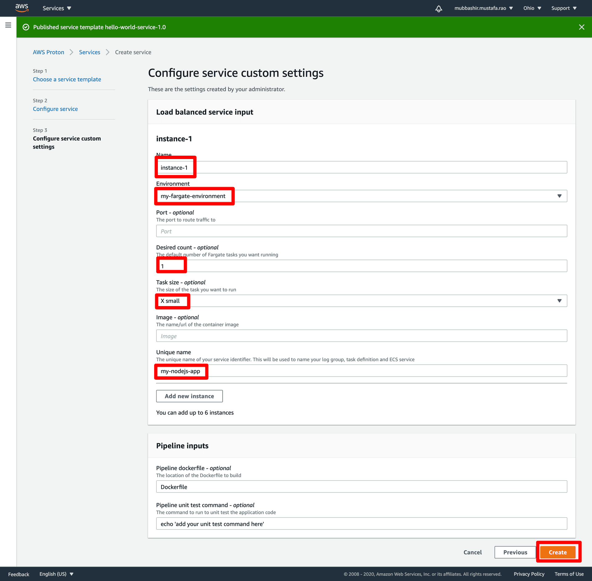 AWS Proton Tutorial