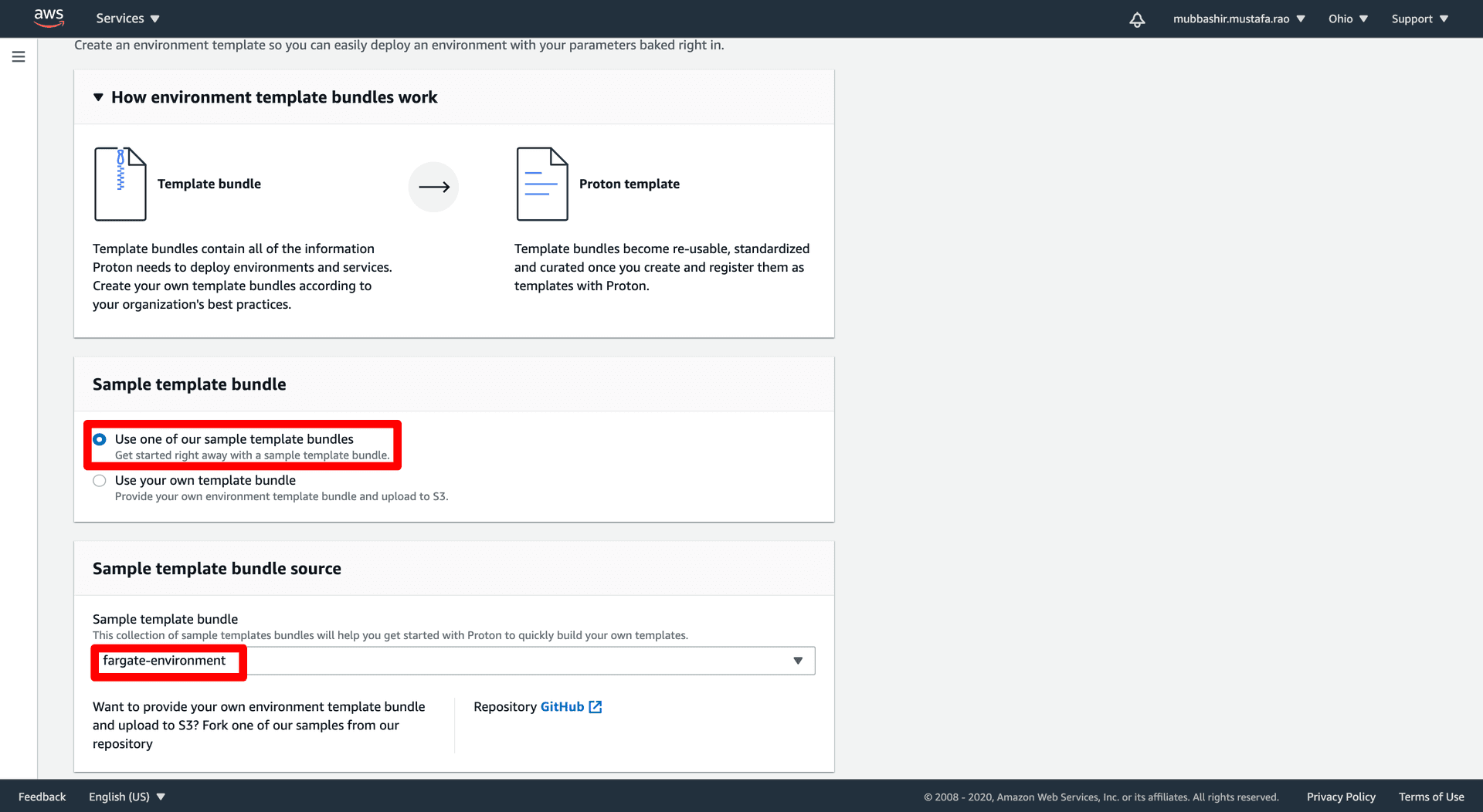 AWS Proton Tutorial