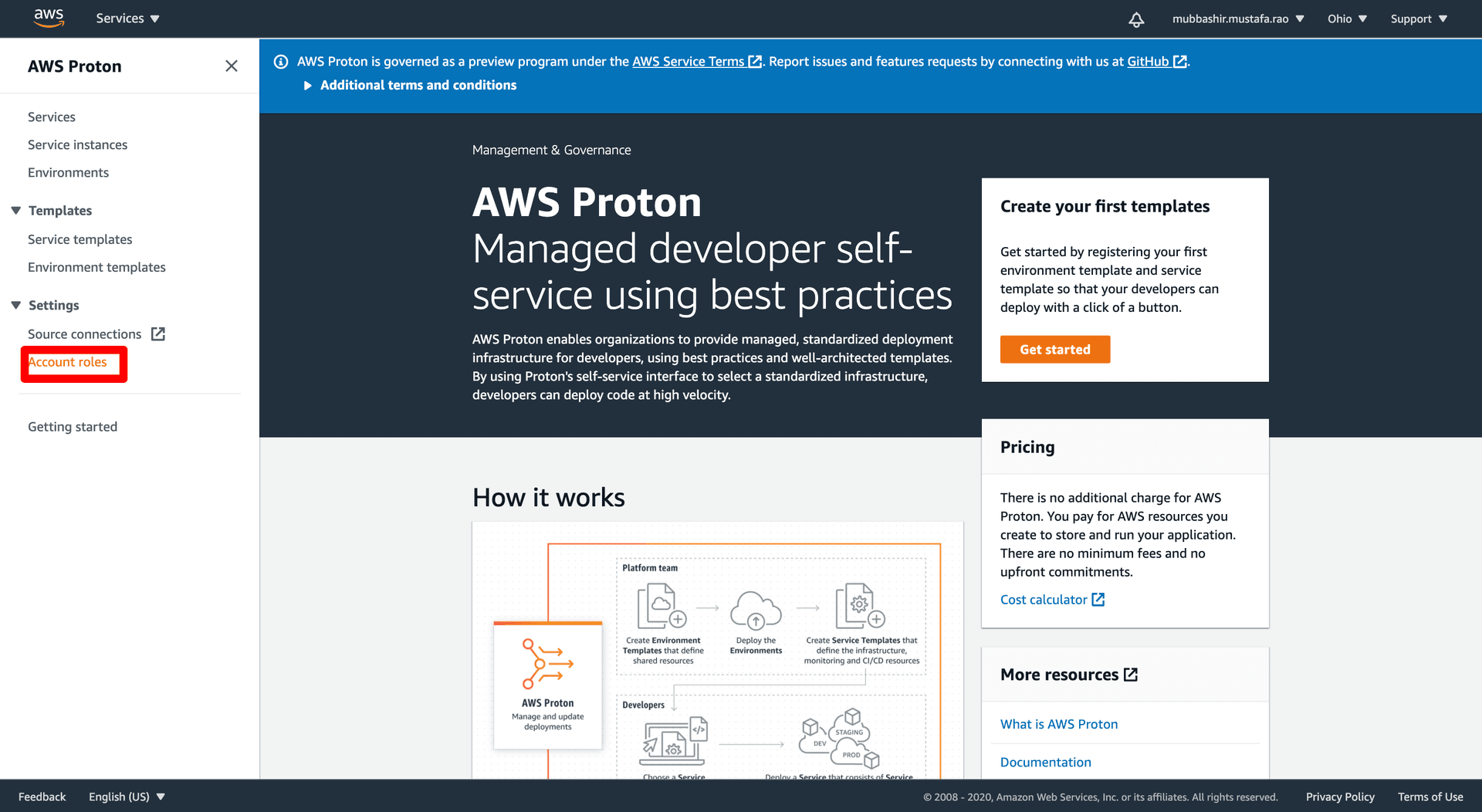 AWS Proton Tutorial