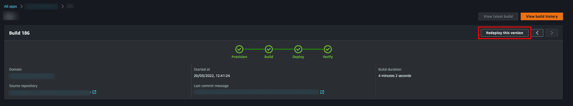 AWS Amplify Deployment